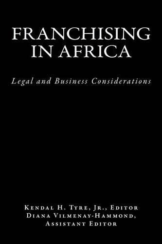 Cover image for Franchising in Africa: Legal and Business Considerations