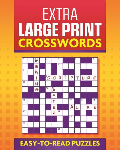 Cover image for Extra Large Print Crosswords