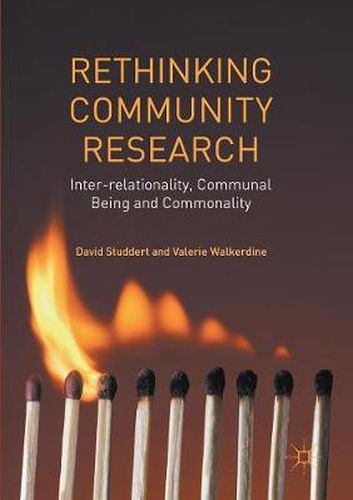 Cover image for Rethinking Community Research: Inter-relationality, Communal Being and Commonality