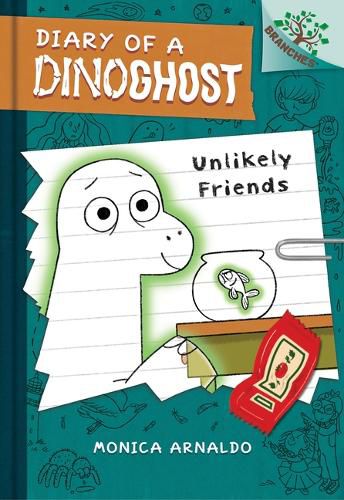 Cover image for Unlikely Friends: A Branches Book (Diary of a Dinoghost #1)