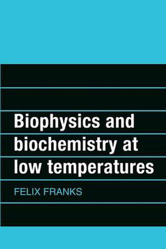 Cover image for Biophysics and Biochemistry at Low Temperatures