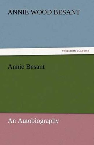 Cover image for Annie Besant