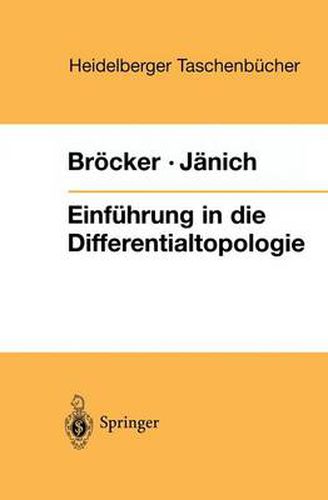 Cover image for Einfeuhrung in Die Differentialtopologie