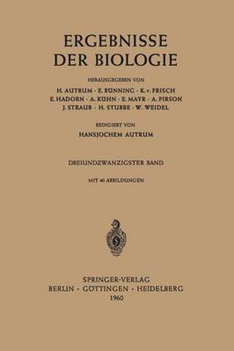 Ergebnisse der Biologie