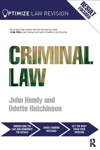 Cover image for Optimize Criminal Law