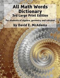 Cover image for All Math Words Dictionary