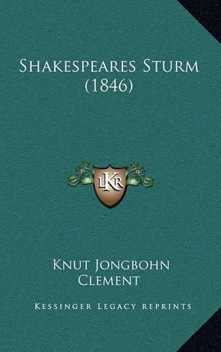 Cover image for Shakespeares Sturm (1846)