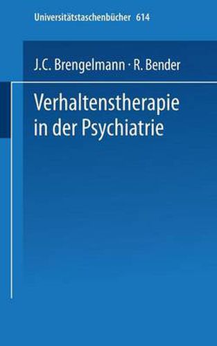 Verhaltenstherapie in der Psychiatrie