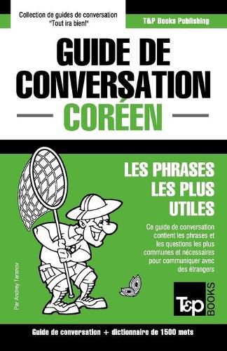 Cover image for Guide de conversation Francais-Coreen et dictionnaire concis de 1500 mots