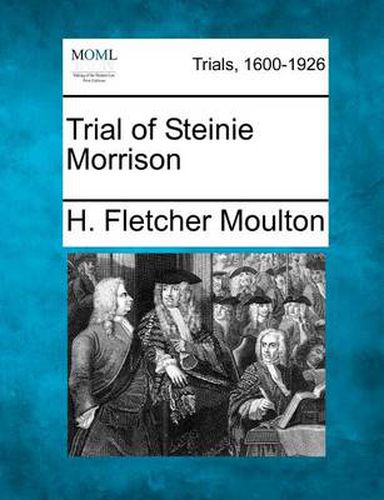 Cover image for Trial of Steinie Morrison