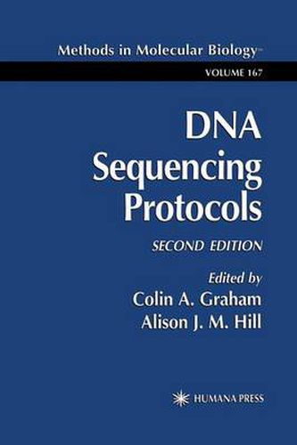 Cover image for DNA Sequencing Protocols