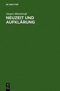 Cover image for Neuzeit und Aufklarung