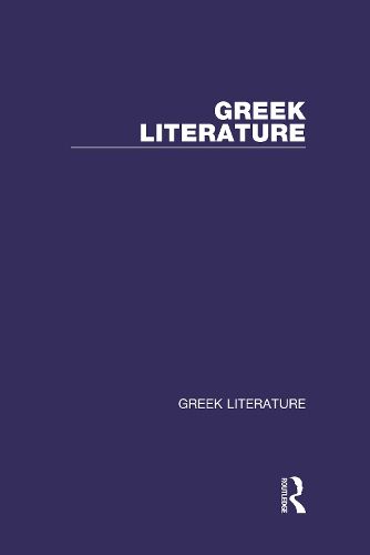 Cover image for Greek Literature