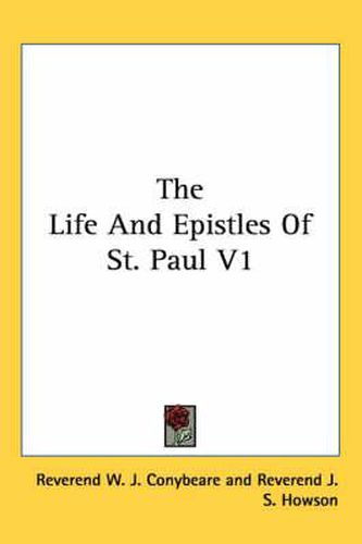 Cover image for The Life And Epistles Of St. Paul V1