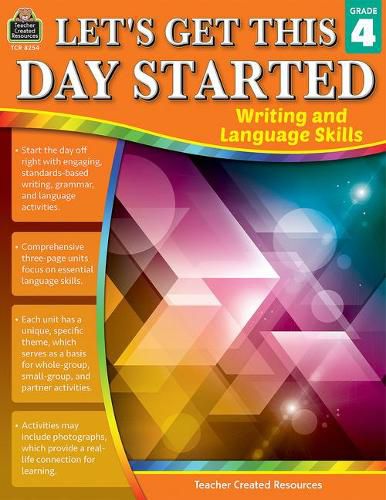 Cover image for Let's Get This Day Started: Writing and Language Skills (Gr. 4)