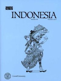 Cover image for Indonesia Journal: October 2014