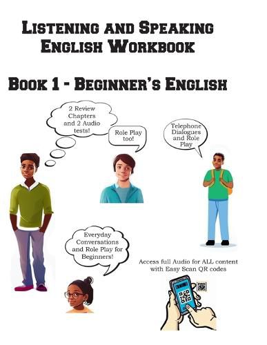 Cover image for Listening and Speaking English Workbook: Book 1 - Beginner's English