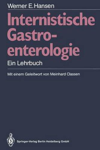 Cover image for Internistische Gastroenterologie: Ein Lehrbuch