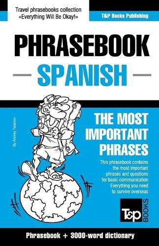 Cover image for English-Spanish phrasebook and 3000-word topical vocabulary