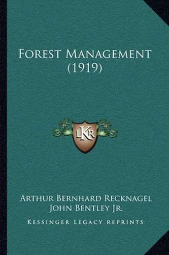 Forest Management (1919)