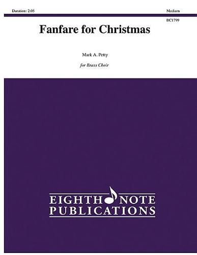 Cover image for Fanfare for Christmas: For Brass Choir, Score & Parts