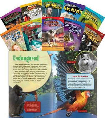 Cover image for Time for Kids Informational Text Grade 5 Readers Set 2 10-Book Set (Time for Kids Nonfiction Readers)