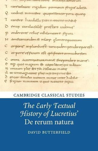 The Early Textual History of Lucretius' De rerum natura