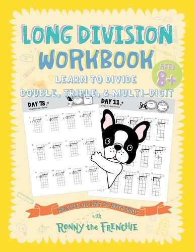 Cover image for Long Division Workbook - Learn to Divide Double, Triple, & Multi-Digit