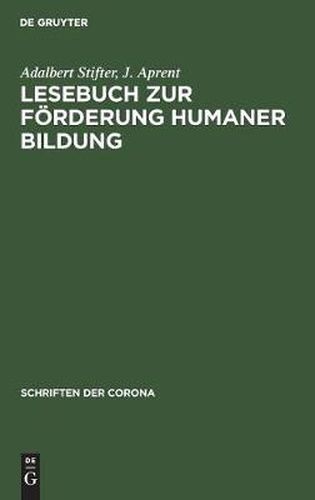 Lesebuch Zur Foerderung Humaner Bildung