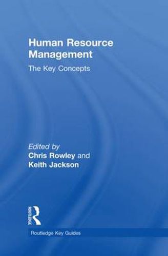Cover image for Human Resource Management: The Key Concepts