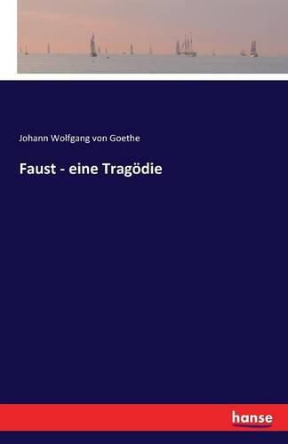 Cover image for Faust - eine Tragoedie