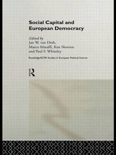 Cover image for Social Capital and European Democracy