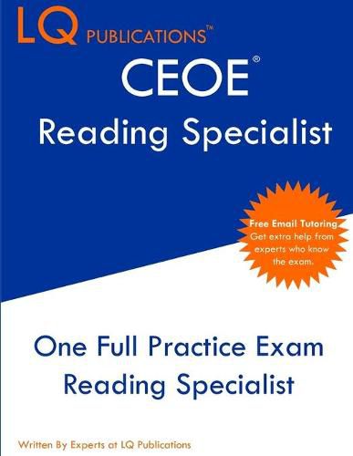 Cover image for CEOE Reading Specialist: One Full Practice Exam - 2021 Exam Questions - Free Online Tutoring