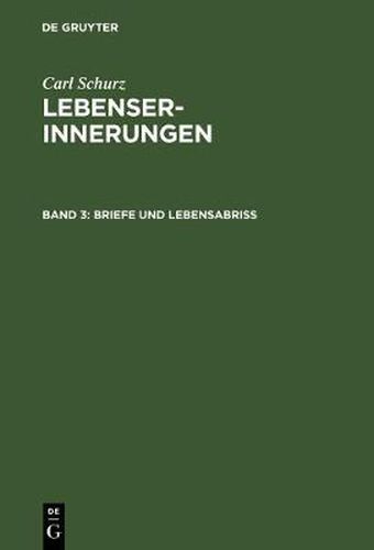 Briefe und Lebensabriss