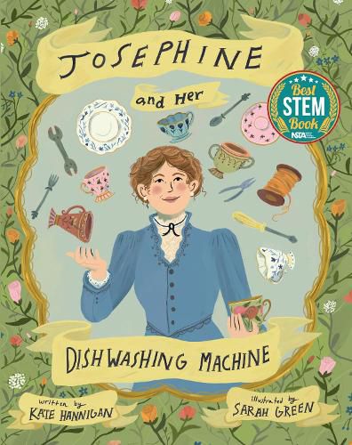 Cover image for Josephine and Her Dishwashing Machine: Josephine Cochrane's Bright Invention Makes a Splash