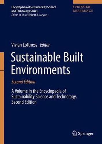 Cover image for Sustainable Built Environments