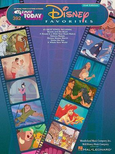 Cover image for Disney Favorites - 2nd Edition: E-Z Play Today Volume 392