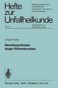 Cover image for Reosteosynthesen Langer Roehrenknochen