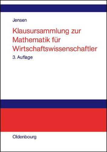 Cover image for Klausursammlung Zur Mathematik Fur Wirtschaftswissenschaftler