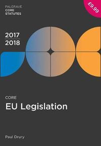 Cover image for Core EU Legislation 2017-18