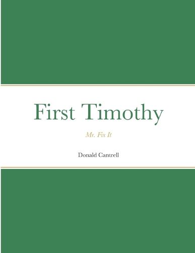 Cover image for First Timothy