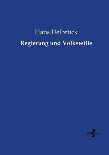 Cover image for Regierung und Volkswille