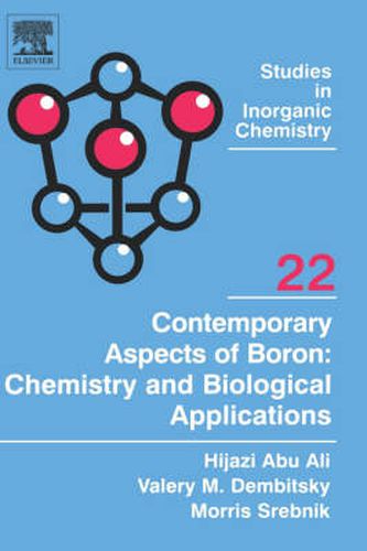 Cover image for Contemporary Aspects of Boron: Chemistry and Biological Applications