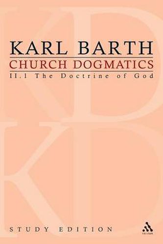 Cover image for Church Dogmatics Study Edition 7: The Doctrine of God II.1 A 25-27