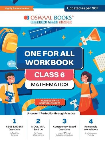 Cover image for Oswaal NCERT & CBSE Pullout Worksheets Class 6 Mathematics For 2024 Exam