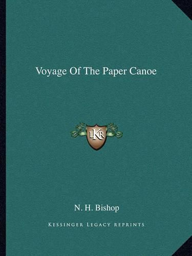 Cover image for Voyage of the Paper Canoe