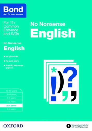 Cover image for Bond: English: No Nonsense: 6-7 years