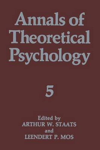 Cover image for Annals of Theoretical Psychology