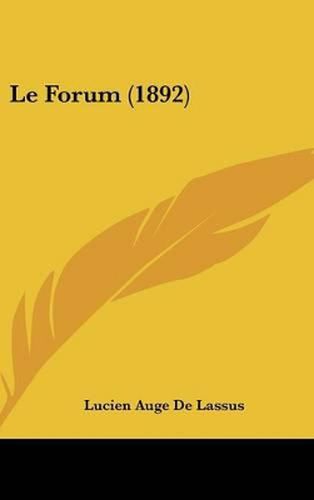 Cover image for Le Forum (1892)