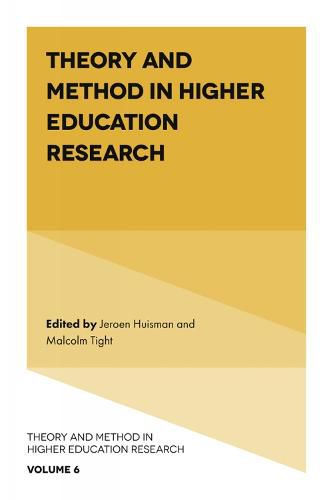 Cover image for Theory and Method in Higher Education Research